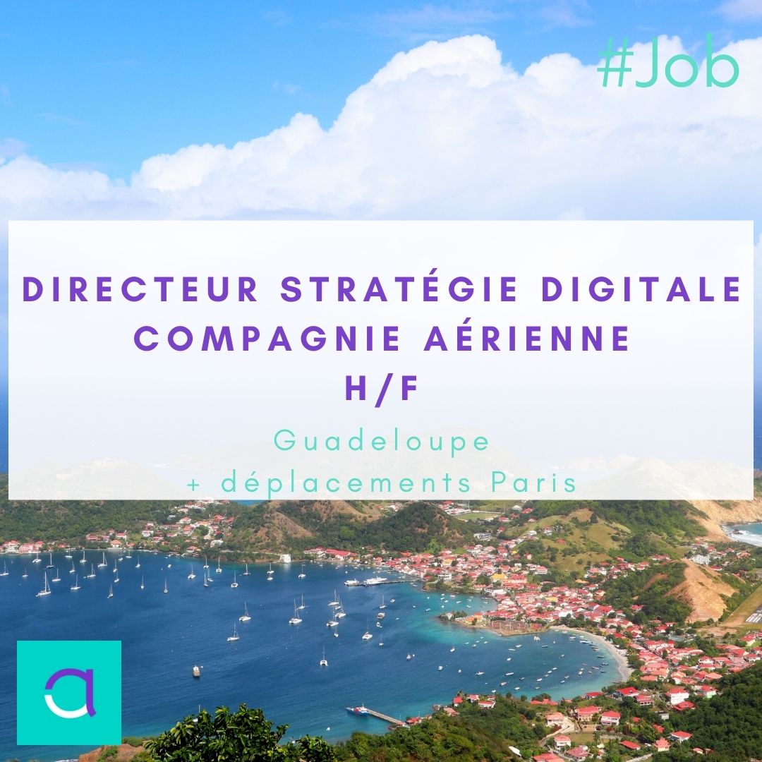 Offre d'emploi : Directeur Stratégie Digitale Guadeloupe