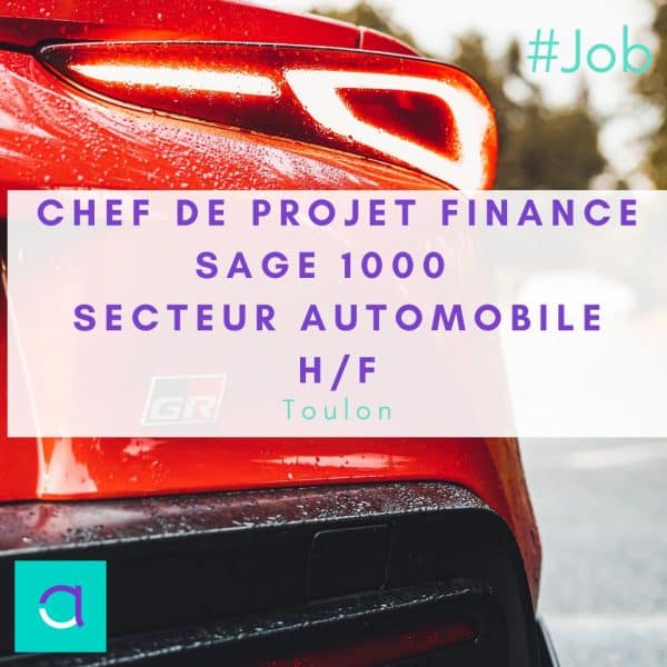 Chef de projet Finance SAGE 1000 / Secteur Automobile (H/F)